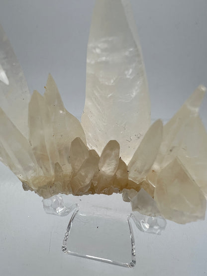 Dogtooth Calcite Specimen. Incredible Sharp Spiked Calcite. Very Unique Crystal Cluster.