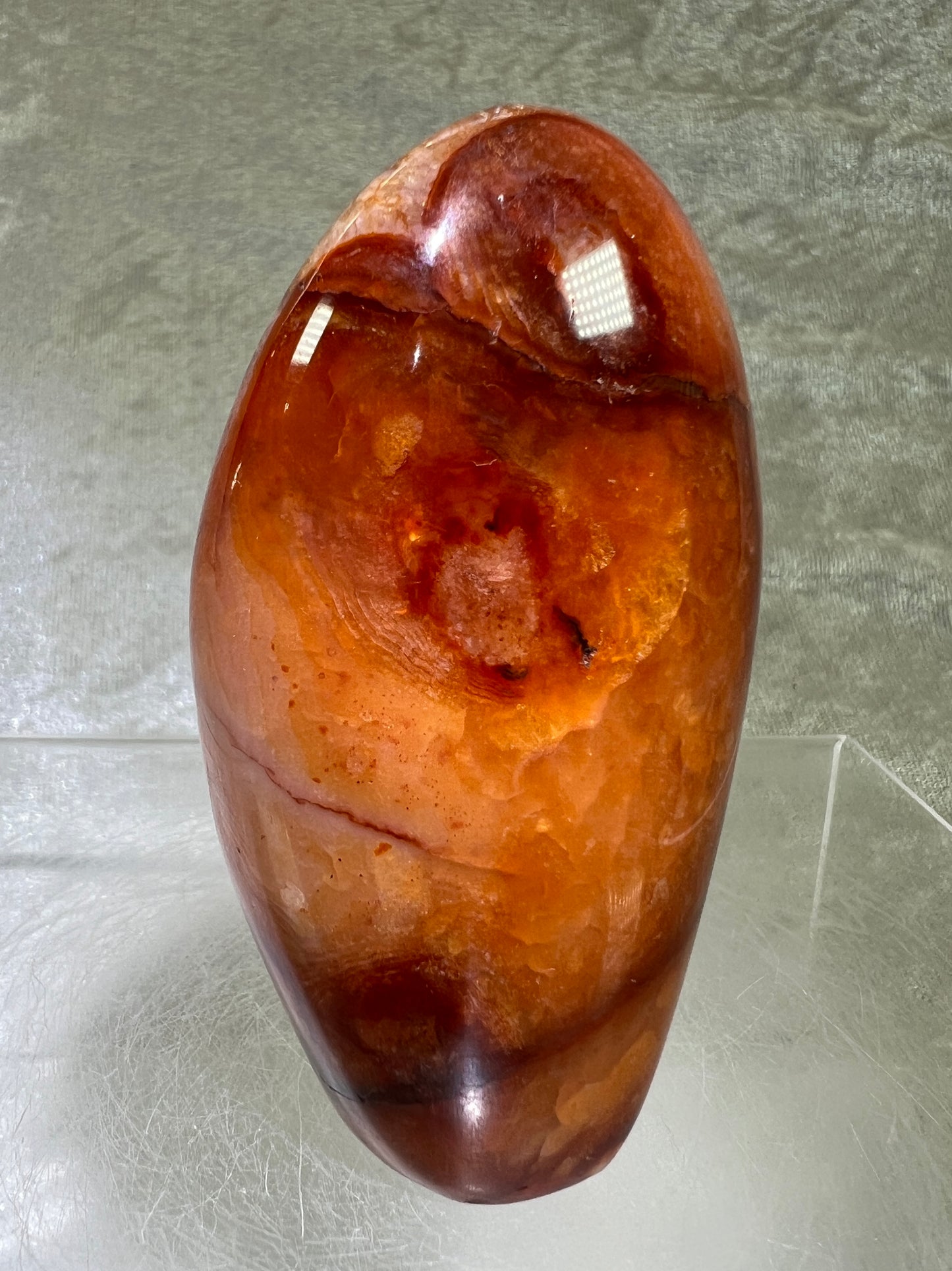 Carnelian Polished Freeform. Stunning Agate From Madagascar. Amazing Colors On This High Quality Crystal