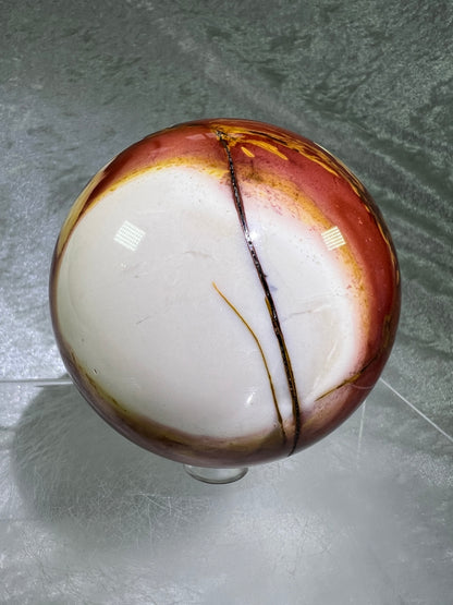 Mookaite Crystal Sphere. 77mm. Amazing Rare Colors. High Quality Collectors Sphere.