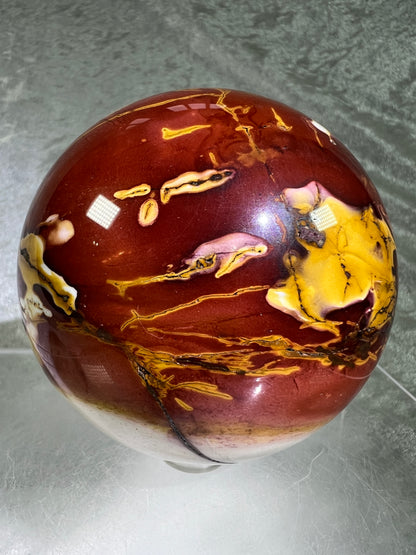 Mookaite Crystal Sphere. 77mm. Amazing Rare Colors. High Quality Collectors Sphere.