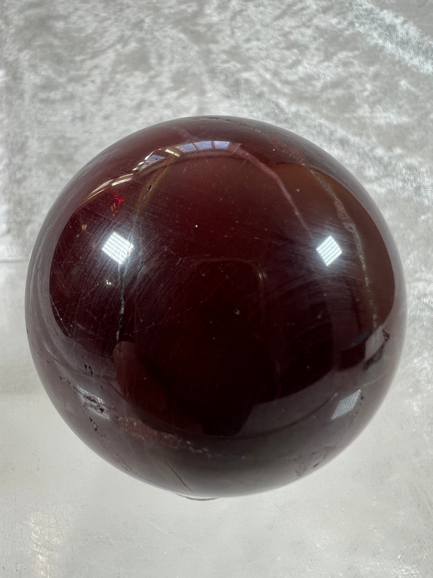 Mookaite Crystal Sphere. Rare Dark Purple Mookaite. Unique Crystal For Any Collection