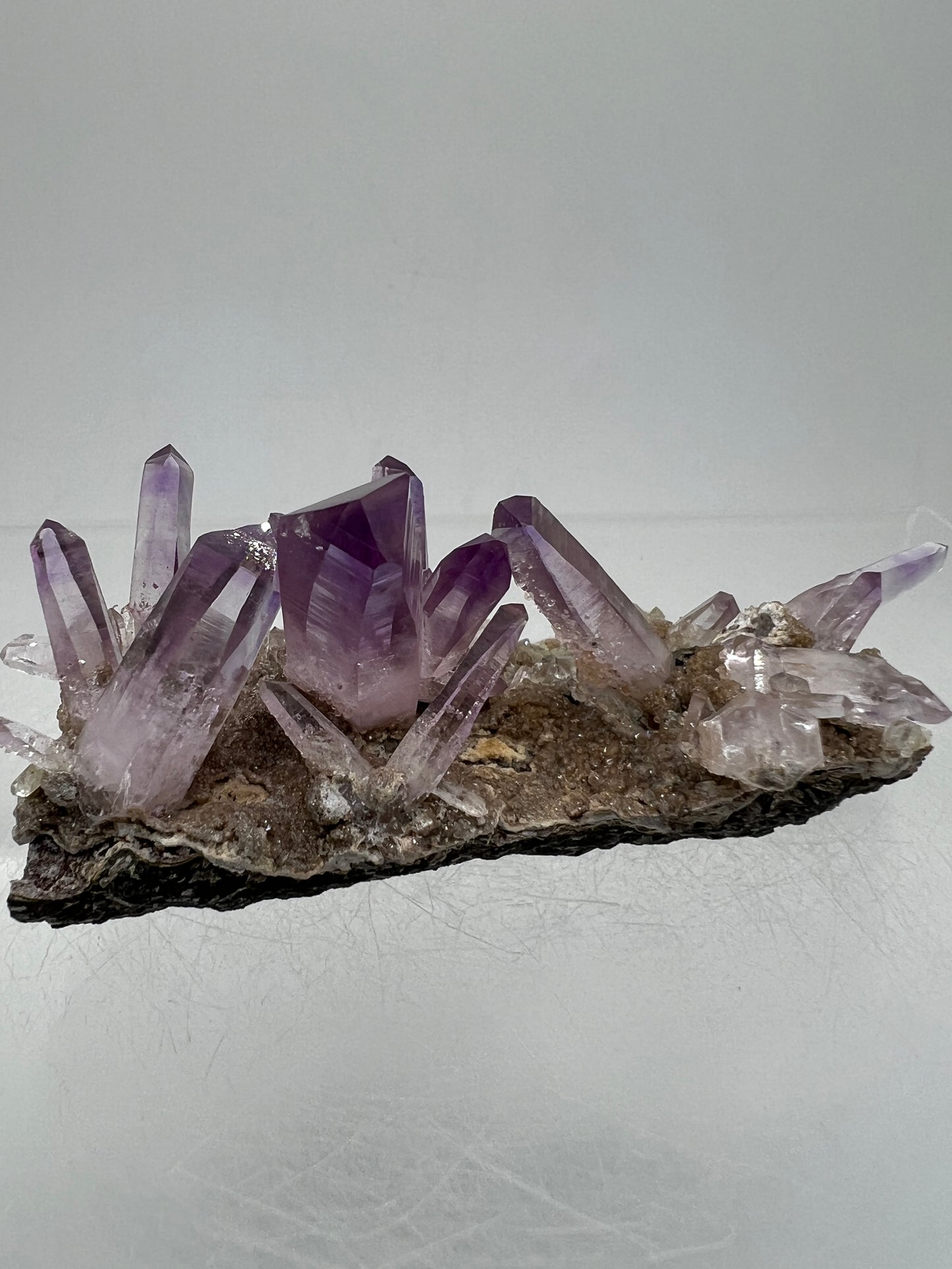 Veracruz Amethyst Display Cluster. Gorgeous Deep Purple High Quality Specimen. World Famous Rare Amethyst