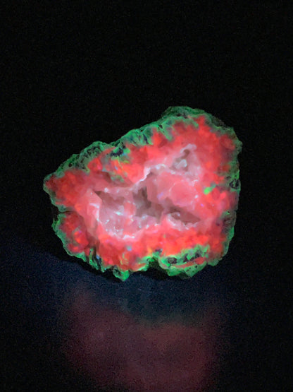 Watermelon Calcite Specimen. New Discovery From Argentina. Stunning UV Reactive Display Crystal.