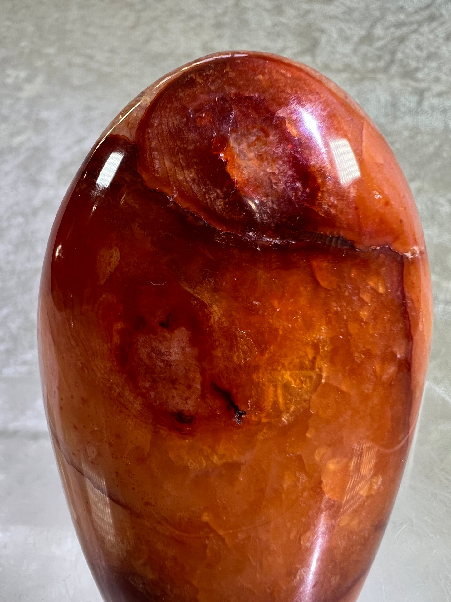 Carnelian Polished Freeform. Stunning Agate From Madagascar. Amazing Colors On This High Quality Crystal