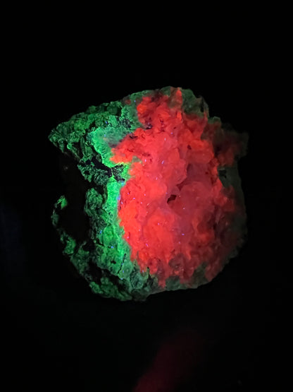 Watermelon Calcite Specimen. New Discovery From Argentina. Stunning UV Reactive Display Crystal.