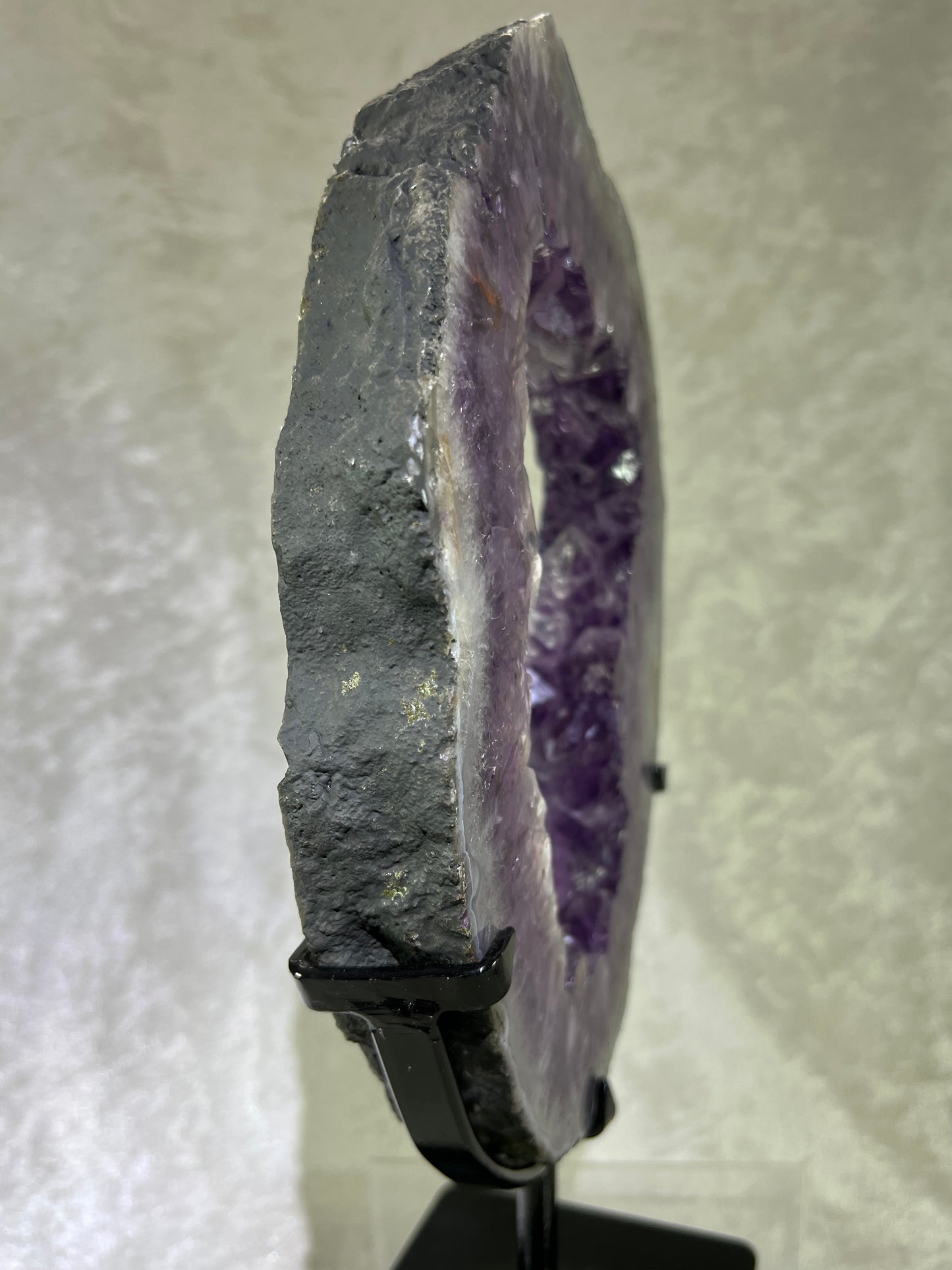 Amethyst Portal With Custom Stand. Stunning Deep Purple Amethyst From Brazil.