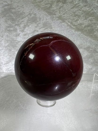 Mookaite Crystal Sphere. Rare Dark Purple Mookaite. Unique Crystal For Any Collection