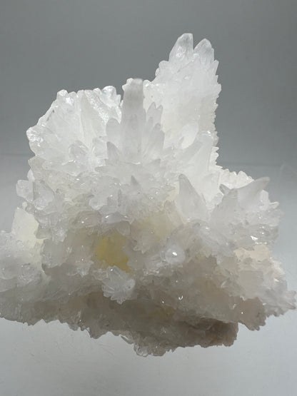 White Aragonite Crystal Specimen. Gorgeous Cave Calcite From Mexico.