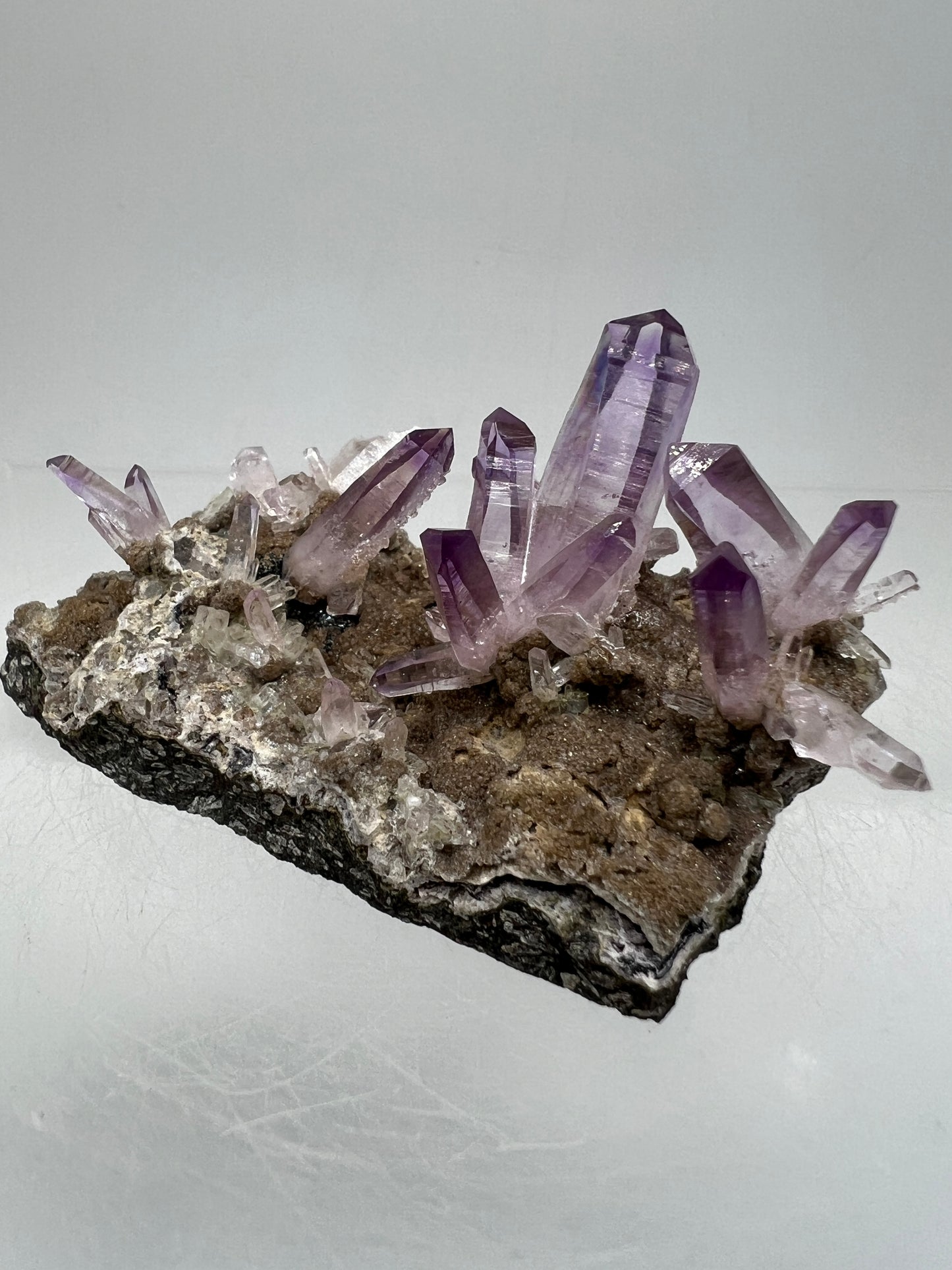 Veracruz Amethyst Display Cluster. Gorgeous Deep Purple High Quality Specimen. World Famous Rare Amethyst