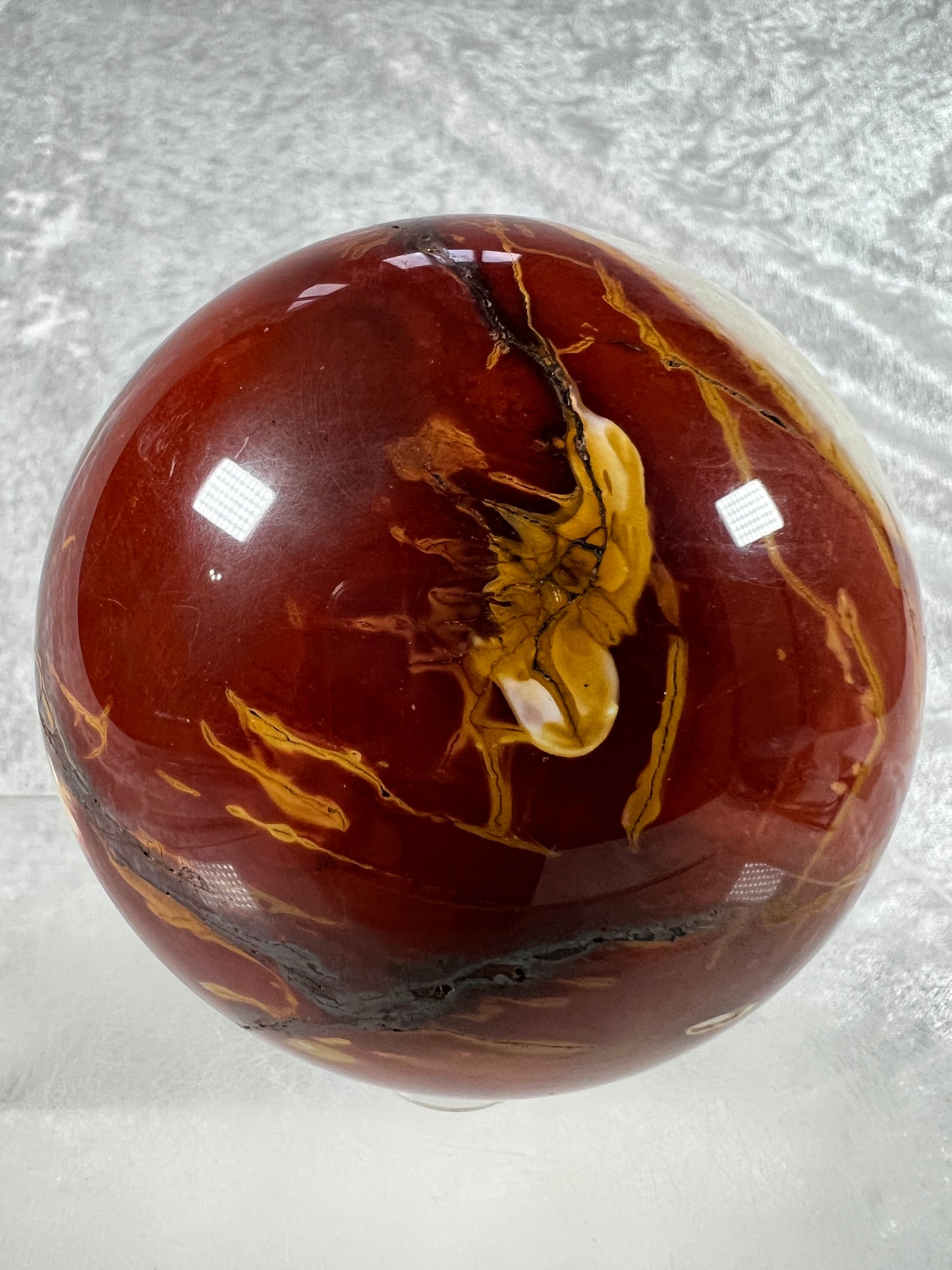 Mookaite Crystal Sphere. 77mm. Amazing Rare Colors. High Quality Collectors Sphere.