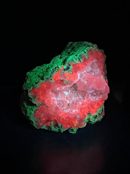 Watermelon Calcite Specimen. New Discovery From Argentina. Stunning UV Reactive Display Crystal.