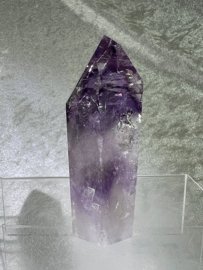 Phantom Amethyst Tower. Gorgeous Amethyst With Amazing Rainbows. High Quality Rare Crystal.