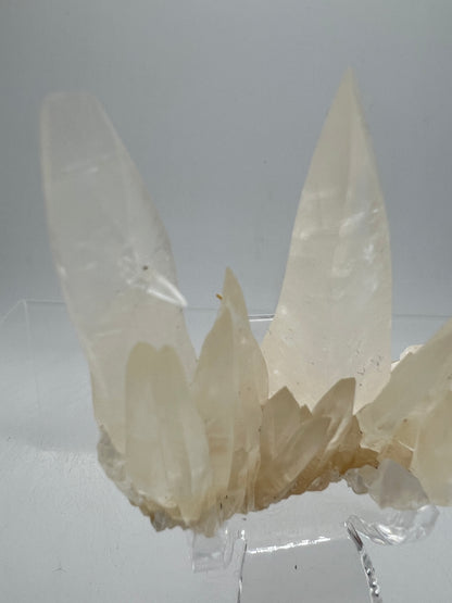 Dogtooth Calcite Specimen. Incredible Sharp Spiked Calcite. Very Unique Crystal Cluster.