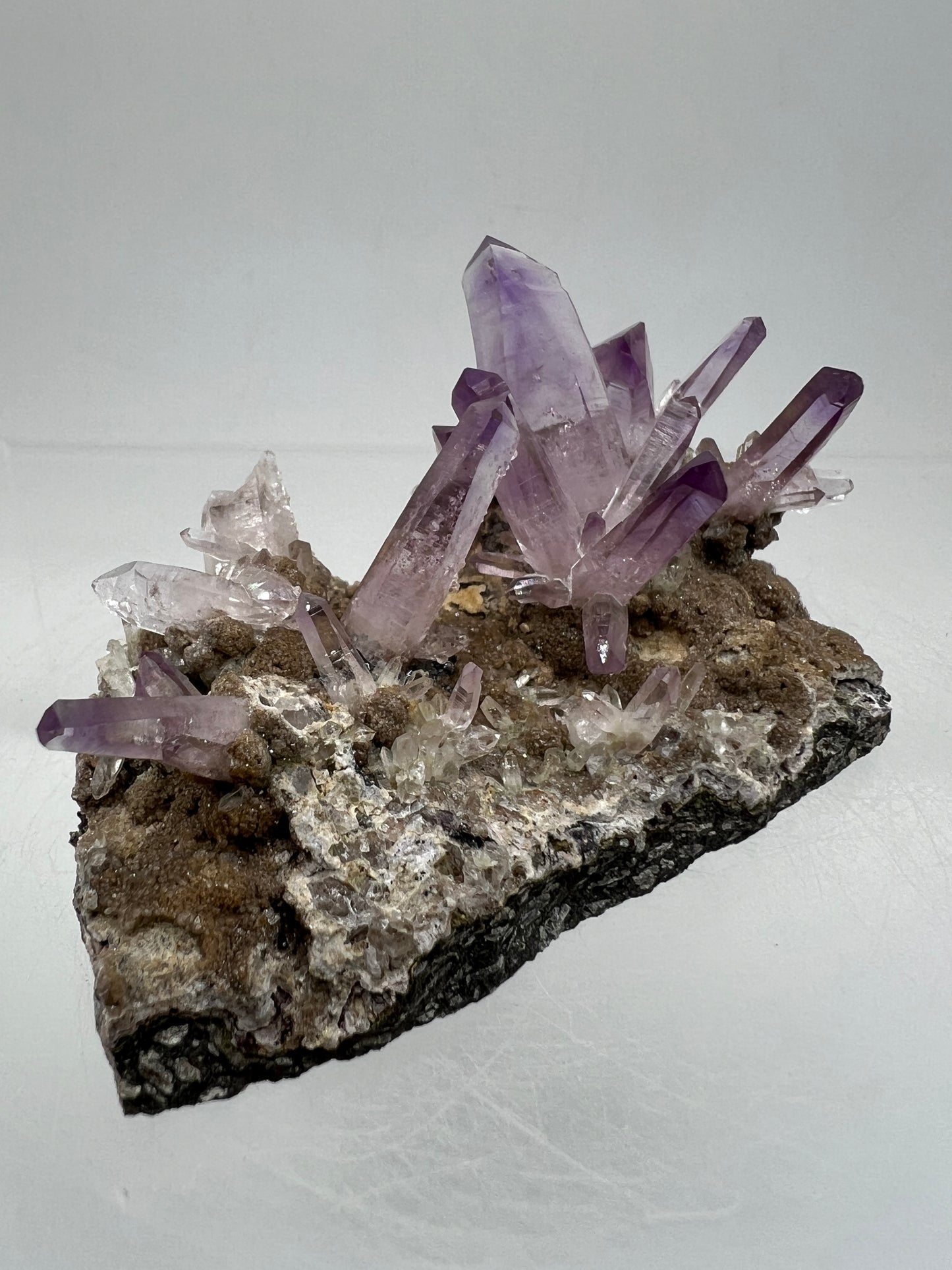 Veracruz Amethyst Display Cluster. Gorgeous Deep Purple High Quality Specimen. World Famous Rare Amethyst