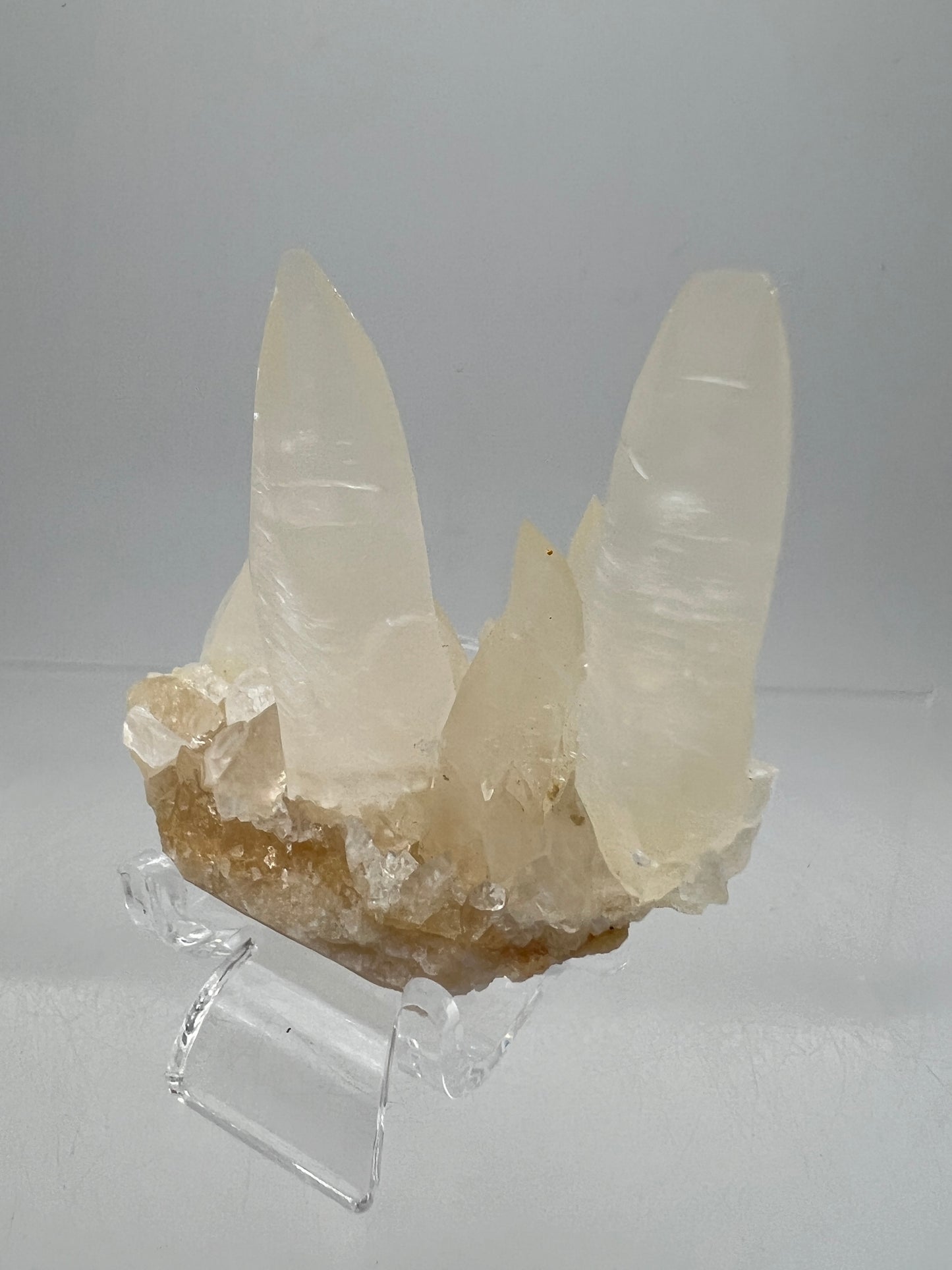 Dogtooth Calcite Specimen. Incredible Sharp Spiked Calcite. Very Unique Crystal Cluster.