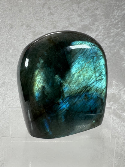 Labradorite Polished Freeform. Gorgeous Blue Flash Labradorite From Madagascar.