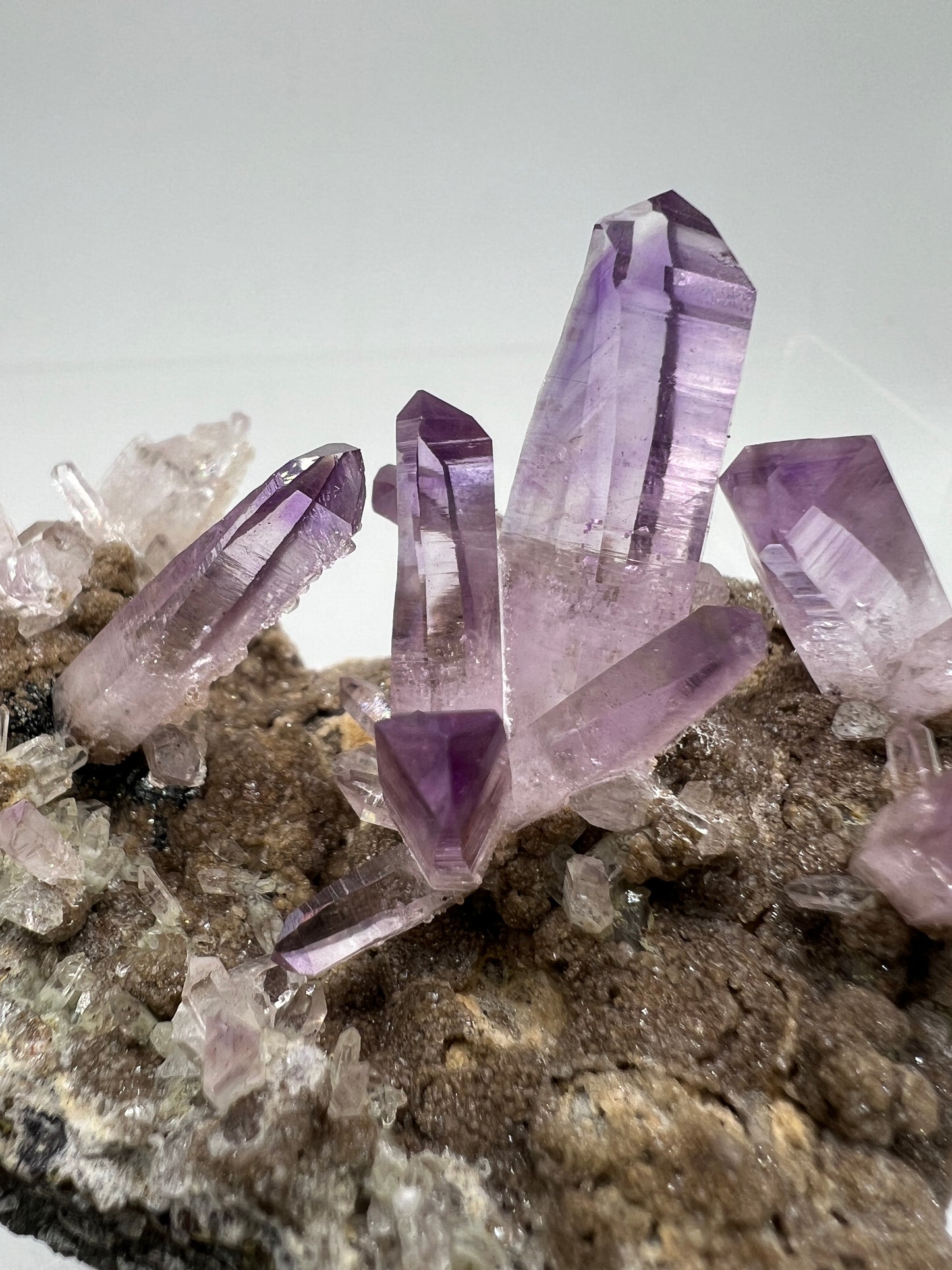 Veracruz Amethyst Display Cluster. Gorgeous Deep Purple High Quality Specimen. World Famous Rare Amethyst