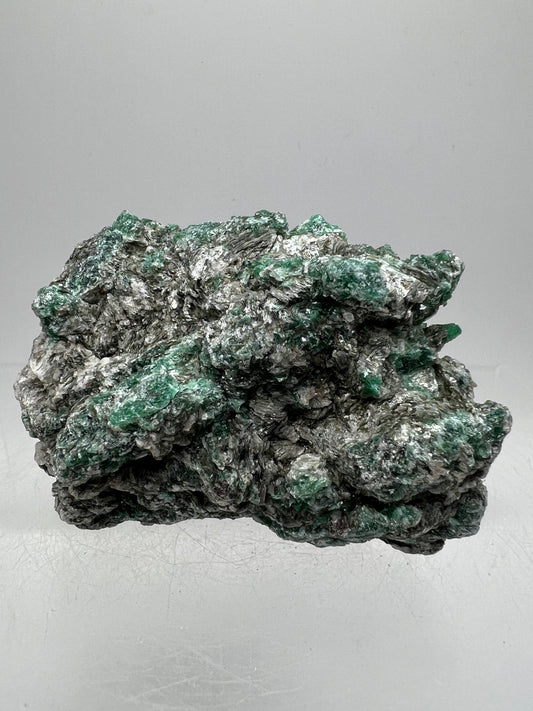 Emerald Crystal In Mica Matrix. Rare And Beautiful Specimen From Zimbabwe.