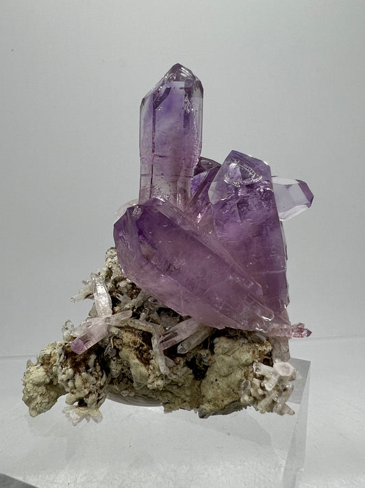 Veracruz Amethyst Display Cluster. Gorgeous Deep Purple High Quality Specimen. World Famous Rare Amethyst