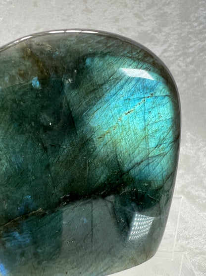 Labradorite Polished Freeform. Gorgeous Blue Flash Labradorite From Madagascar.