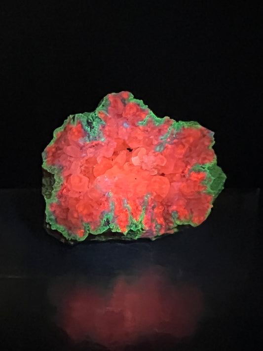 Watermelon Calcite Specimen. New Discovery From Argentina. Stunning UV Reactive Display Crystal.