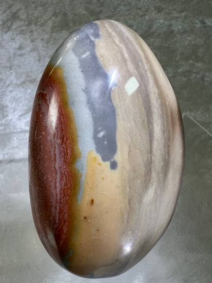 Polychrome Jasper Polished Freeform. Gorgeous Desert Jasper From Madagascar. Very Rare Shades Of Blue.