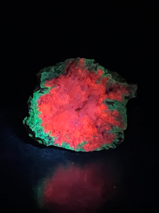 Watermelon Calcite Specimen. New Discovery From Argentina. Stunning UV Reactive Display Crystal.