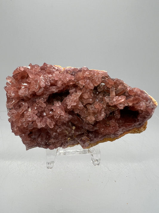 Pink Amethyst Geode. Stunning Druzy Amethyst Geode From Argentina. Rare High Quality Mineral Specimen