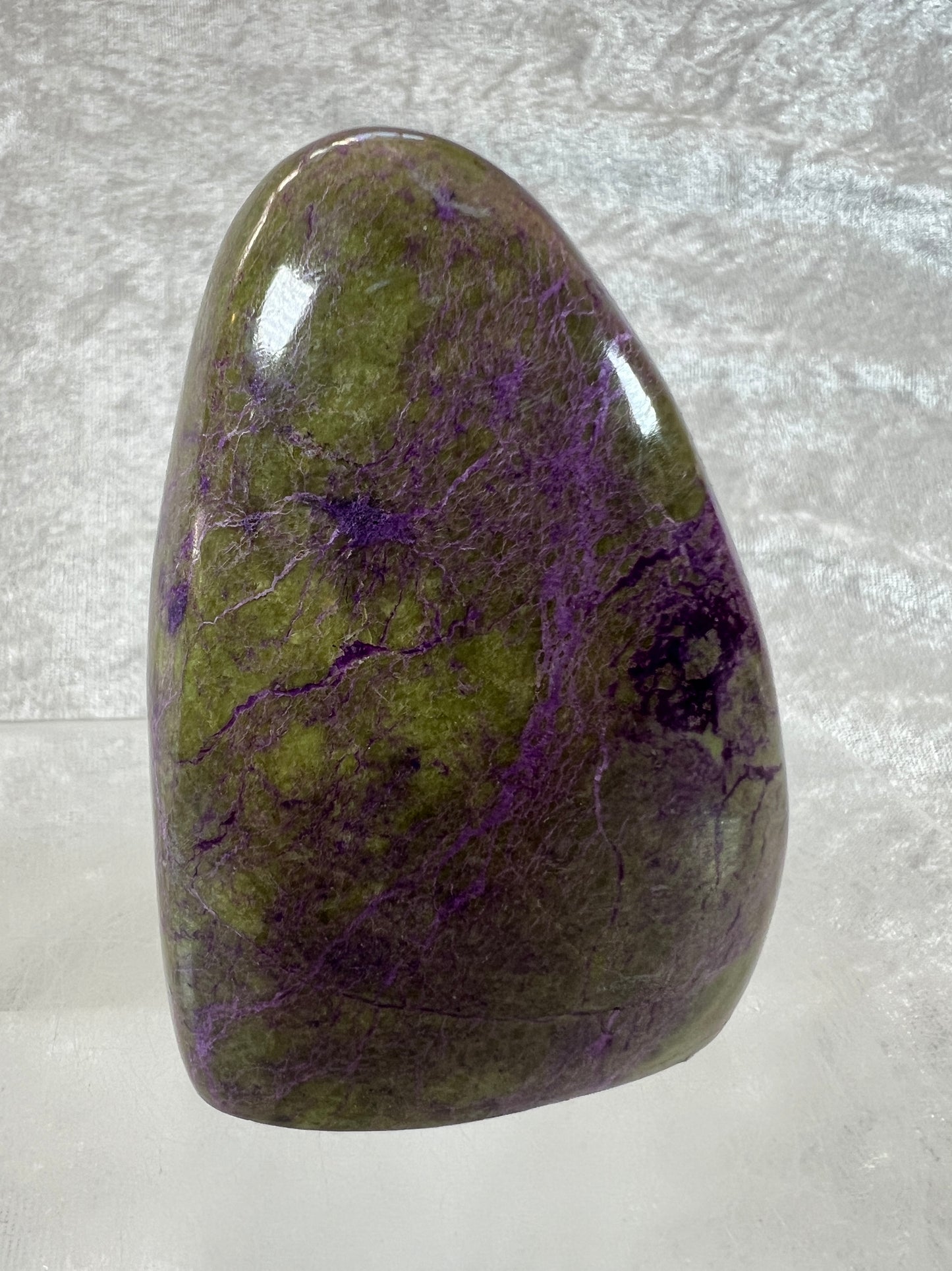 Stichtite In Serpentine Polished Freeform. Amazing High Quality Display Crystal. Gorgeous Atlantisite Freeform.