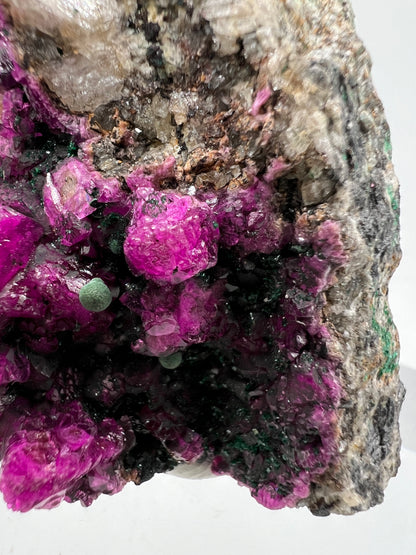 Salrose And Ball Malachite Specimen. Amazing Bright Colors And Crystals. Stunning Cobaltion Dolomite Specimen From The Congo.