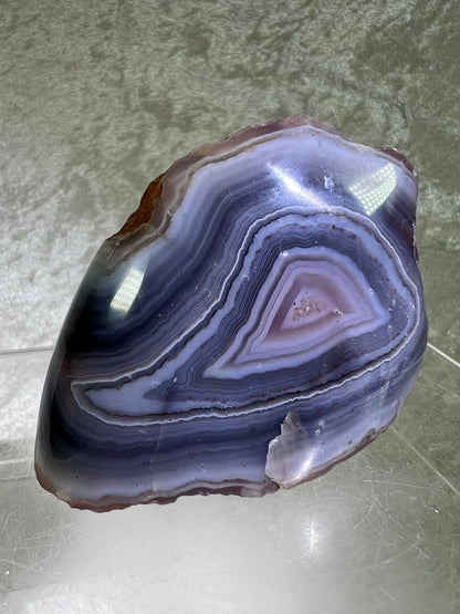 Red Sashe River Agate Freeform. Semi Polished Freeform From Zimbabwe. Gorgeous Rare Display Crystal