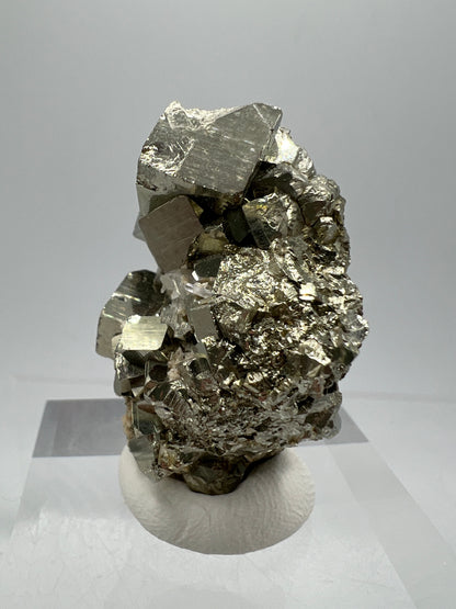 Pyrite Cubes Display Specimen. Gorgeous Pyrite Cube Cluster From Peru.