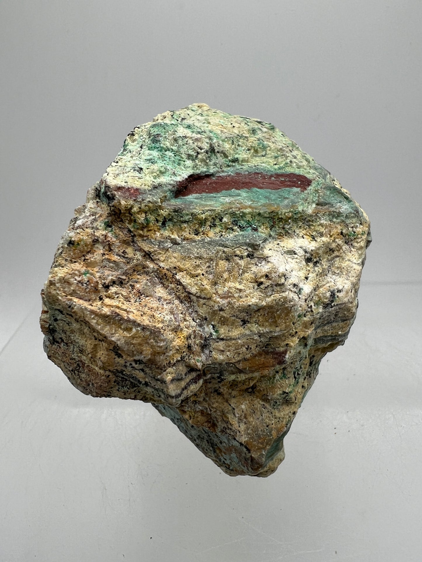 Chrysocolla And Malachite Specimen. Druzy Chrysocolla From Likasi, Congo. Gorgeous Display Crystal.