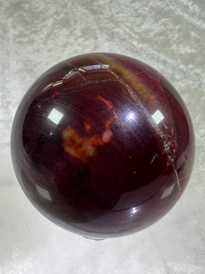 Mookaite Crystal Sphere. Rare Dark Purple Mookaite. Unique Crystal For Any Collection