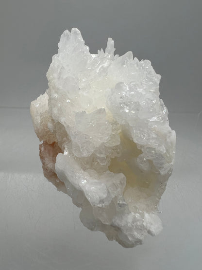 White Aragonite Crystal Specimen. Gorgeous Cave Calcite From Mexico.