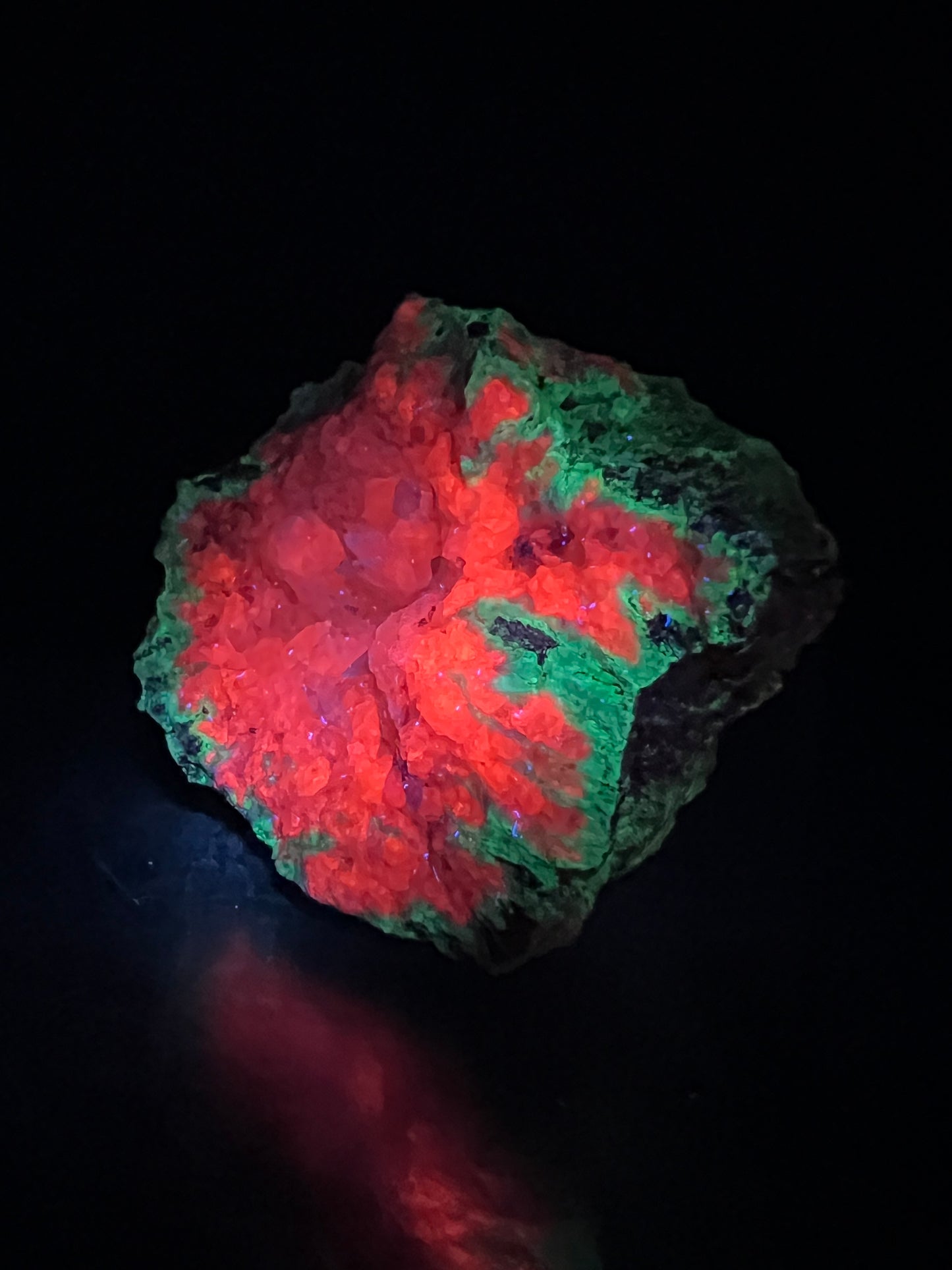 Watermelon Calcite Specimen. New Discovery From Argentina. Stunning UV Reactive Display Crystal.