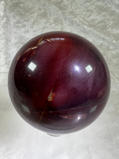 Mookaite Crystal Sphere. Rare Dark Purple Mookaite. Unique Crystal For Any Collection