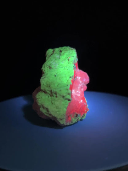 Watermelon Calcite Specimen. New Discovery From Argentina. Stunning UV Reactive Display Crystal.