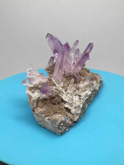 Veracruz Amethyst Display Cluster. Gorgeous Deep Purple High Quality Specimen. World Famous Rare Amethyst