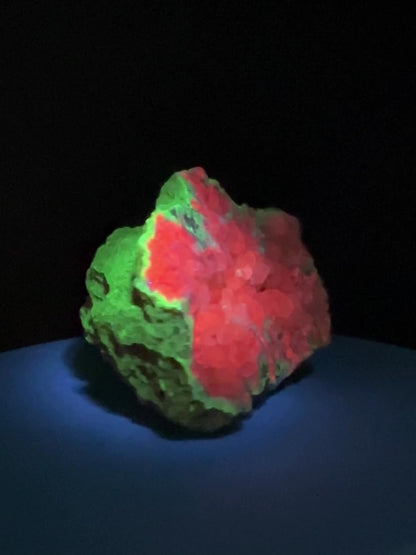 Watermelon Calcite Specimen. New Discovery From Argentina. Stunning UV Reactive Display Crystal.