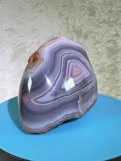 Red Sashe River Agate Freeform. Semi Polished Freeform From Zimbabwe. Gorgeous Rare Display Crystal